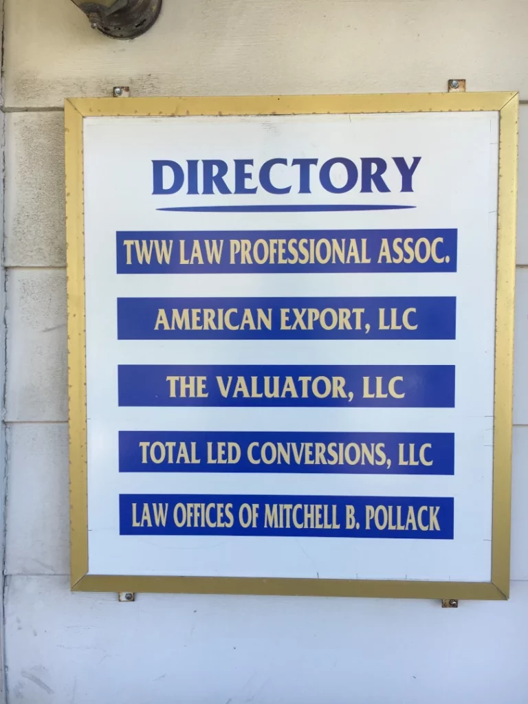ADA Office Signage
